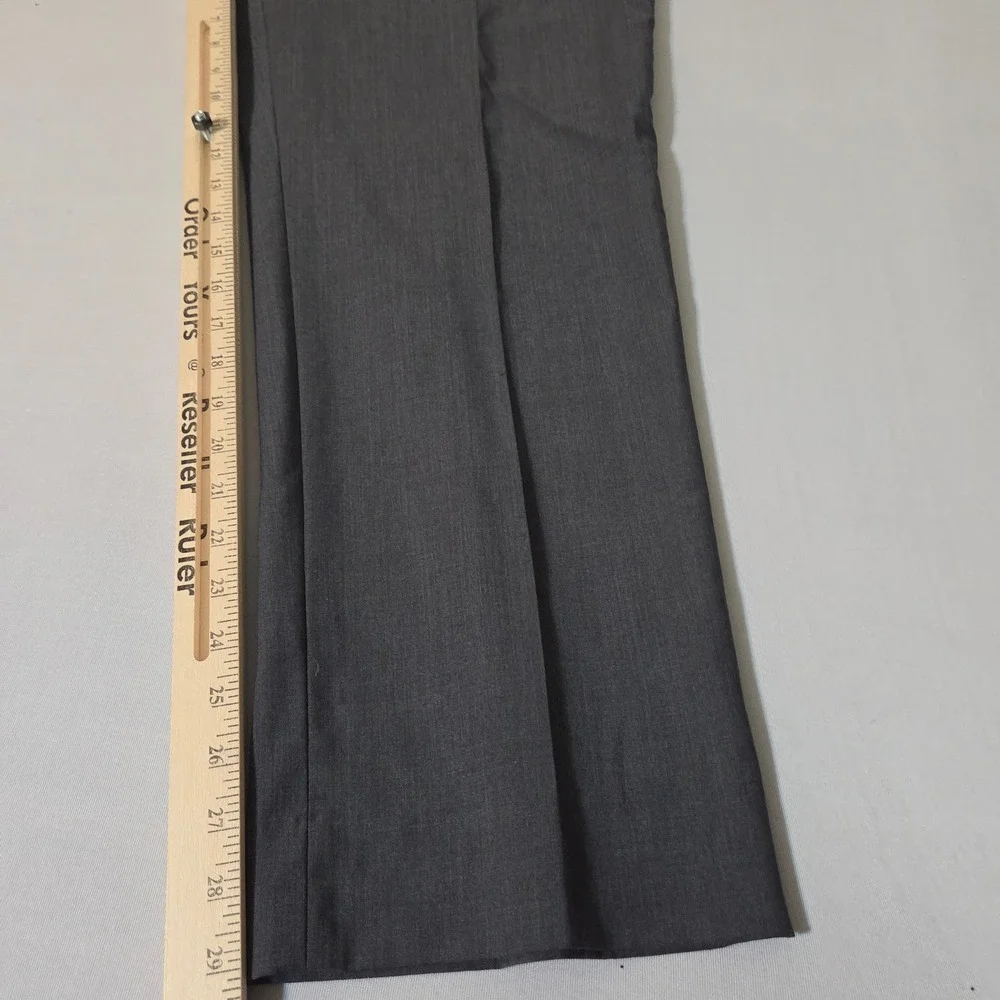 Brooks Brothers Dress Pants Men 38x30 Grey Madison Fit Flat Front Trousers